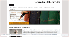 Desktop Screenshot of jorgeeduardobenavides.com