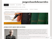 Tablet Screenshot of jorgeeduardobenavides.com